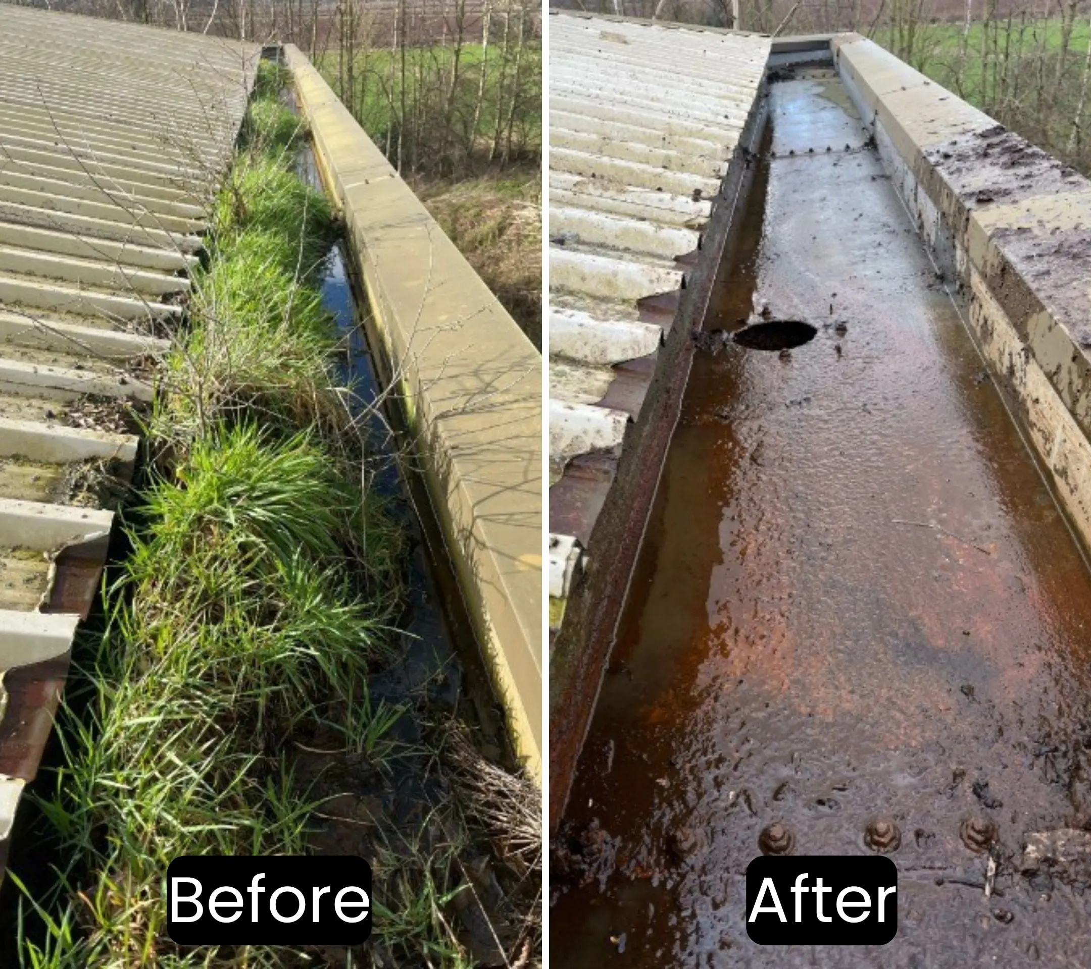 Commercial gutter cleaning in Portslade